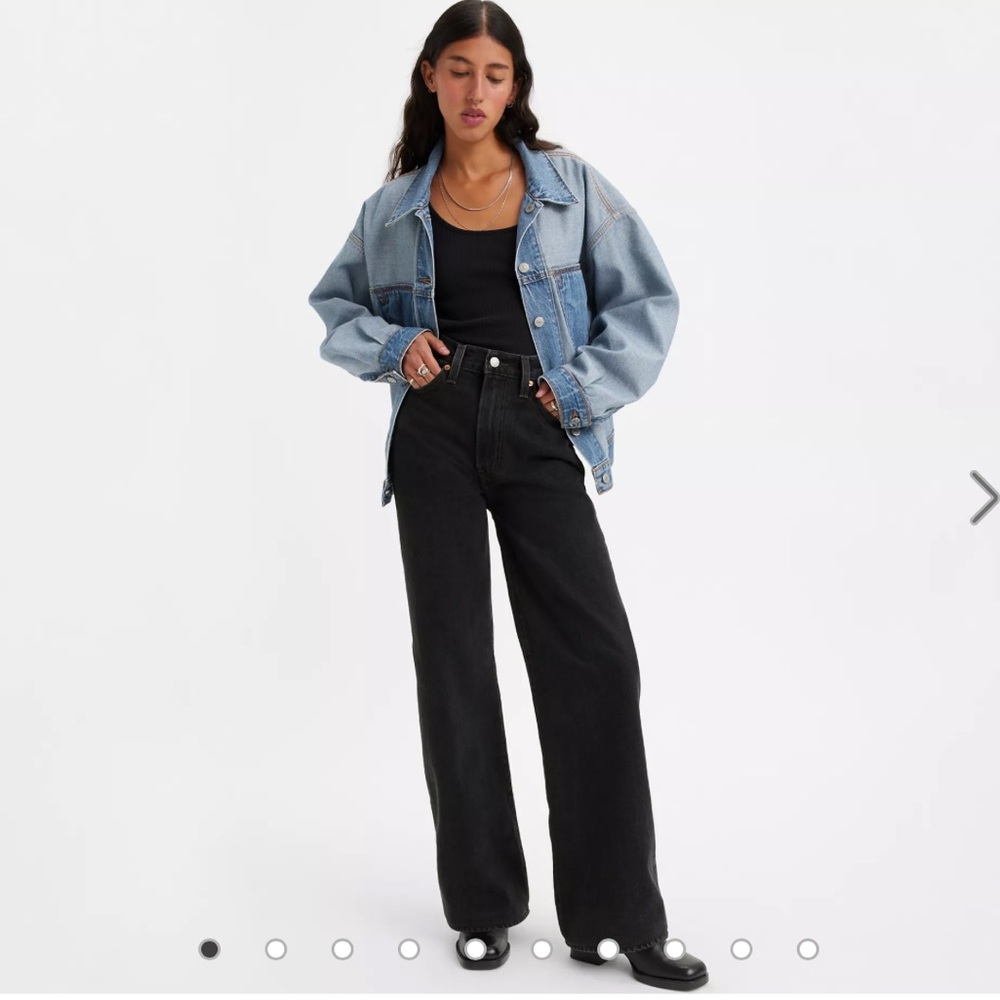 Levis ribcage wideleg jean